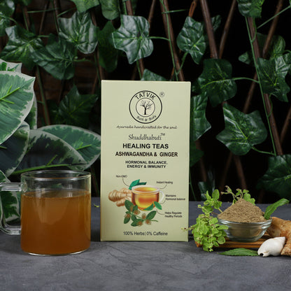 Shuddhabuti Ashwagandha & Ginger - Healing Tea - 100 Gm