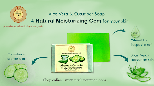 A Natural Moisturizer Aloe Vera Soap is here for you.