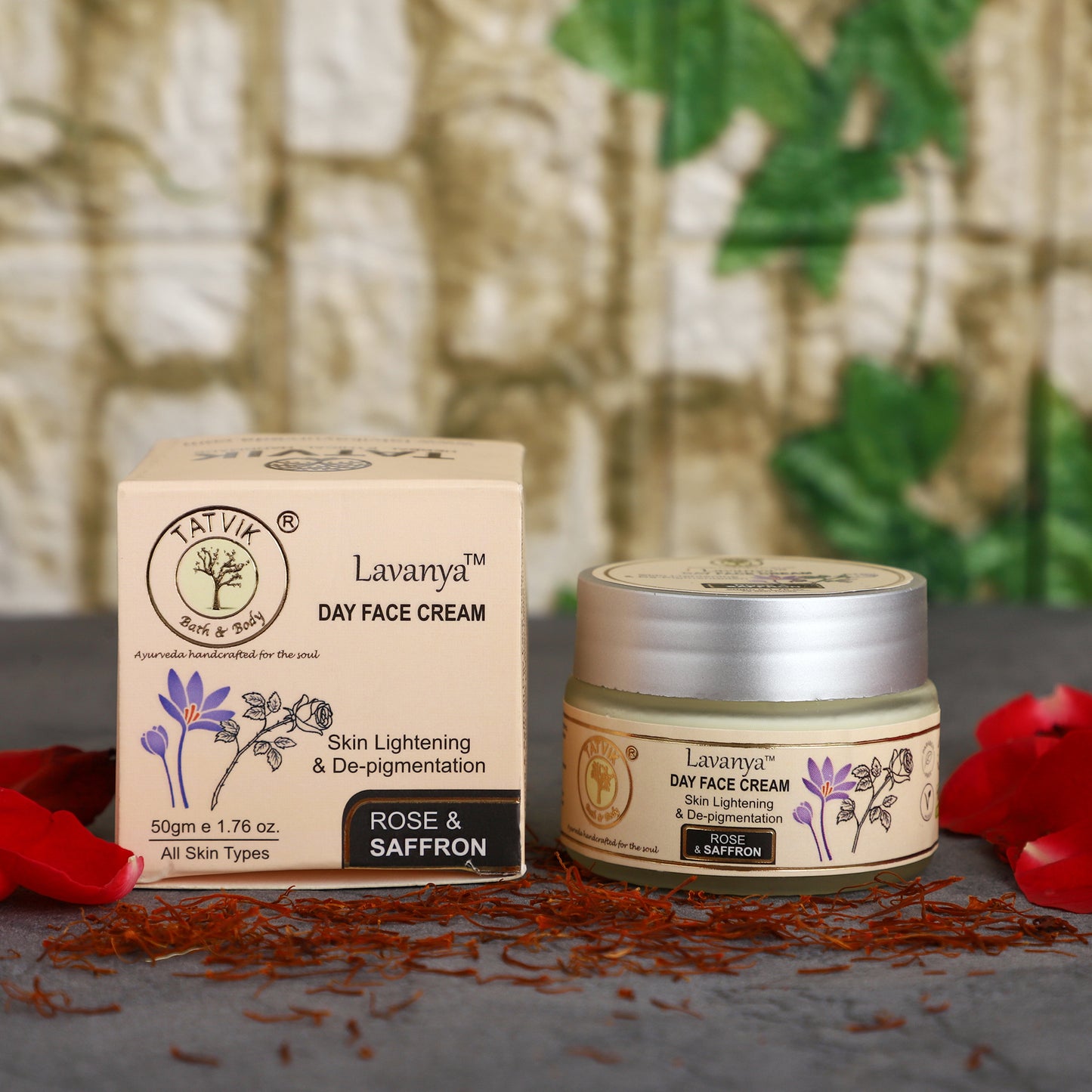 Lavanya Rose and Saffron - Day Face Cream - 50 Gm