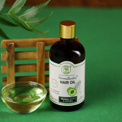Nirmalkesha Henna with 8 Herbs - Hair Oil