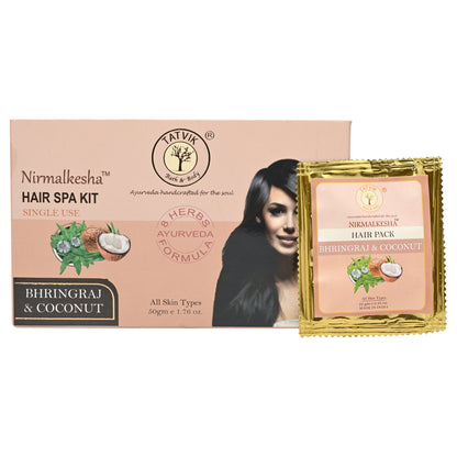 Nirmalkesha Bhringraj & Coconut - Hair Spa Kit